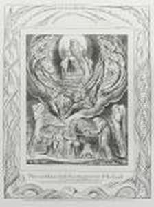 Then Went Satan Forth From The Presence Of The Lord, Plate V From Book Of Job by William Blake