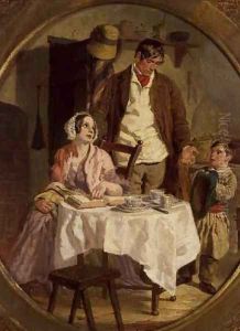 The Last Shilling by George Elgar Hicks