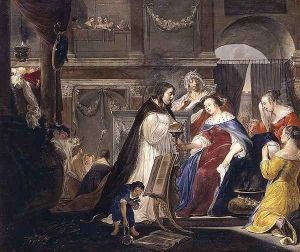 Commemoration of King Mausolus by Queen Artemisia by Arnold Houbraken