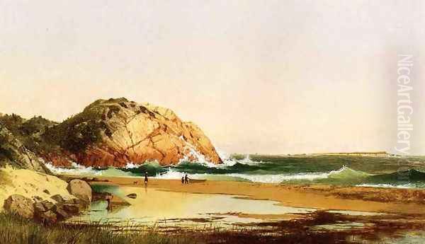 Eagle Rock, Manchester Beach, Massachusetts (after Kensett) - view 1