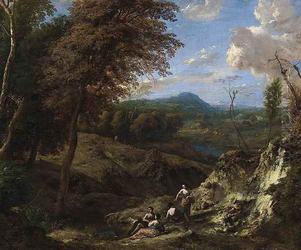 Wooded Hilly Landscape - view 1
