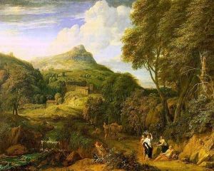Mountainous Landscape by Cornelis Huysmans