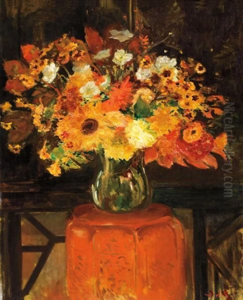 Bouquet De Fleurs Sur Une Table - view 1