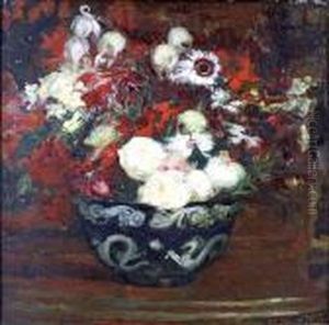 Coupe De Fleurs by Jacques-Emile Blanche