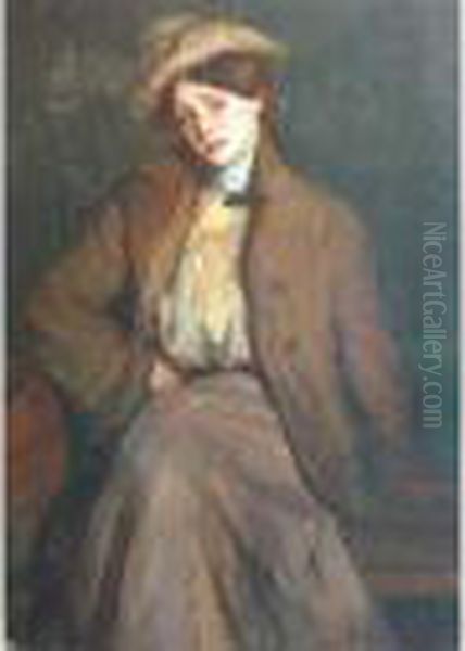 Portrait De Jeune Femme Assise - view 1