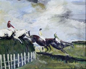 Horse Racing Scene