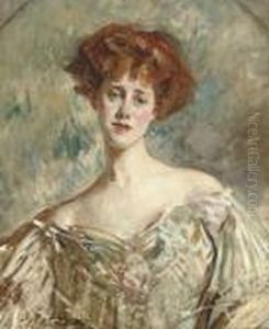 Portrait Of A Lady by Jacques-Emile Blanche