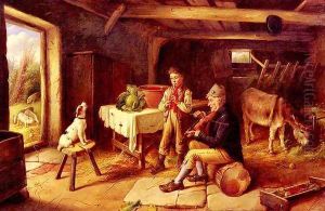 A Cottage Concert by Charles Hunt