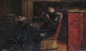 Study Of A Lady In An Interior Study Of A Lady In An Interior