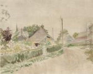 Vue D'un Village Normand by Jacques-Emile Blanche