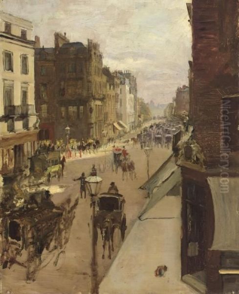 A Street Scene In London - view 1