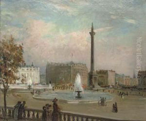 Trafalgar Square by Jacques-Emile Blanche
