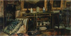 The Artist's Salon At Auteuil
