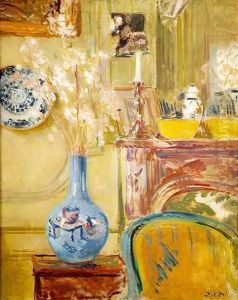 Le Salon Jaune A Offranville, Circa 1925 Le Salon Jaune A Offranville, Circa 1925