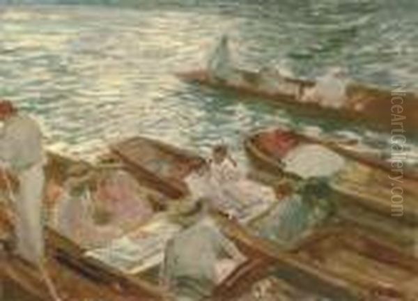 Punts At Henley - view 1