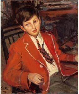 Jeune Garcon A La Veste Rouge Jeune Garcon A La Veste Rouge