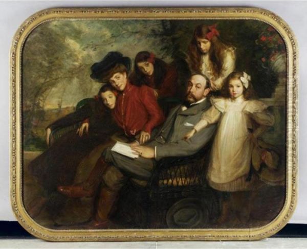 The Poet Francis Viele-griffin And His Family - view 1