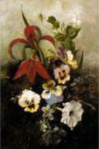 Still Life Of Flowers by Jacques-Emile Blanche