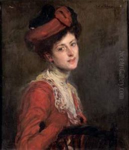 Miss Bertha Ou Bertie Capel, Lady Michelham by Jacques-Emile Blanche