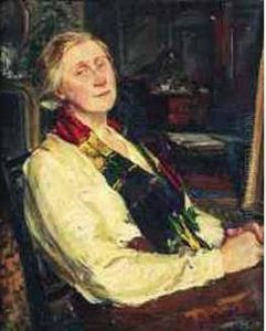 < Portrait De Marianne Vaudoyer >. < Portrait De Marianne Vaudoyer >.