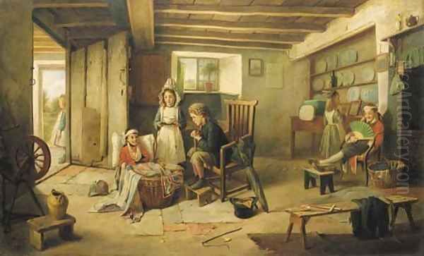 The wounded soldiers - view 1