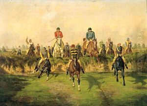 The Steeplechase by Benjamin Herring, Jnr.