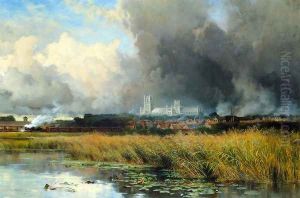 Passing Storm Ely by Keeley Halswelle