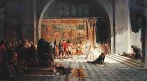The Play Scene in Hamlet by Keeley Halswelle