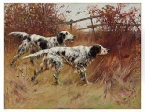 English Setters by Thomas Blinks
