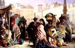 The Fan Seller by Keeley Halswelle