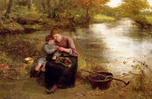 Blackberry Picking by James Clarke Hook