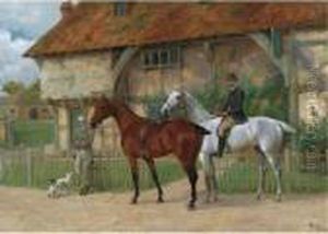 Outside The Horse Dealer by Thomas Blinks