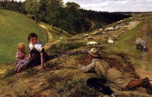 Colin thou kenst the southerne shepheards boye by James Clarke Hook