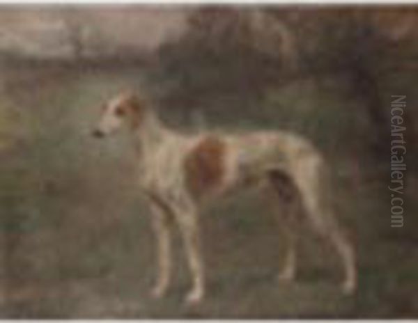 A Greyhound In A Landscape - view 1