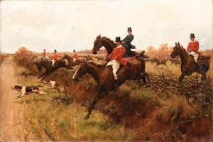 Full Cry, The York And Ainsty Hounds by Thomas Blinks
