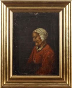 Portrait Of A Woman Wearing A White Cap by Abraham Bloemaert