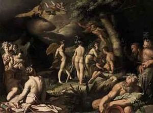 The Judgement Of Paris by Abraham Bloemaert