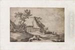 Paesaggio Con Figure by Abraham Bloemaert
