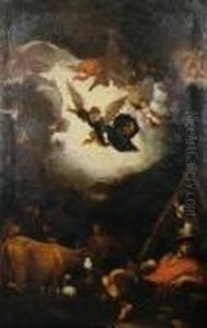 The Annunciation To The Shepherds by Abraham Bloemaert