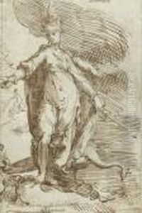 Athena by Abraham Bloemaert