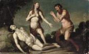 Adam And Eve Over The Dead Body Of Abel