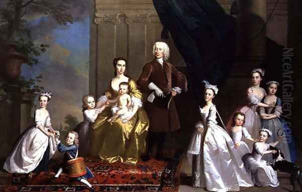 The Radcliffe Family by Thomas Hudson