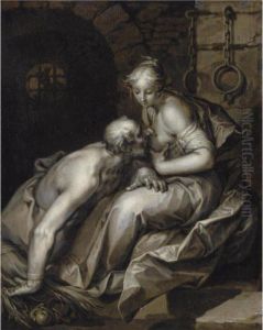 Roman Charity by Abraham Bloemaert