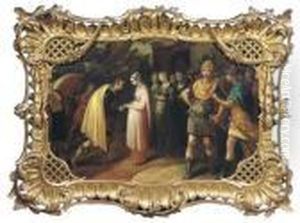 David And Abigail by Abraham Bloemaert