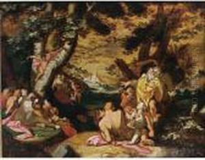 Christ's Miracle Of The Loaves (john 6:1-14) by Abraham Bloemaert