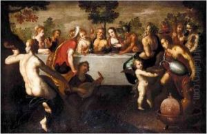 The Feast Of The Gods by Abraham Bloemaert