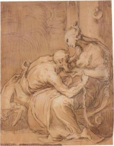 Roman Charity by Abraham Bloemaert
