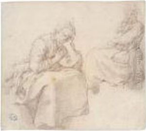 Two Studies Of A Seated Woman Two Studies Of A Seated Woman