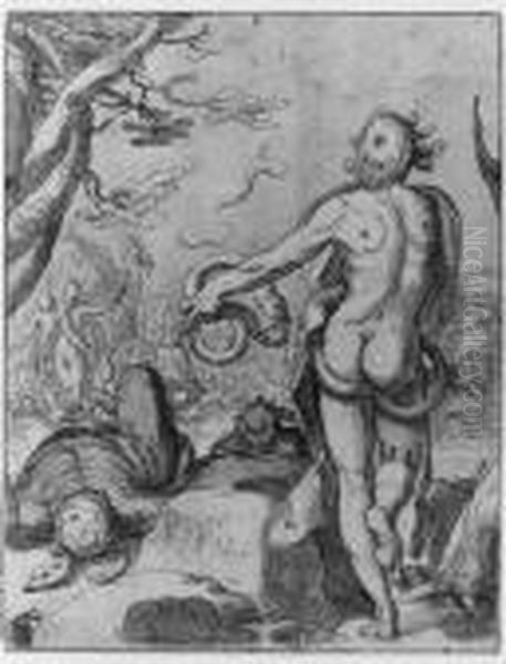 Moses Pointing At The Brazen Serpent - view 1