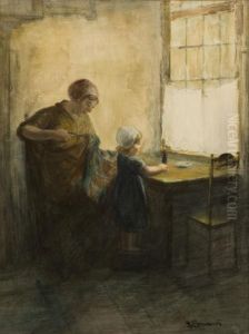 The Little Helper by Bernardus Johannes Blommers